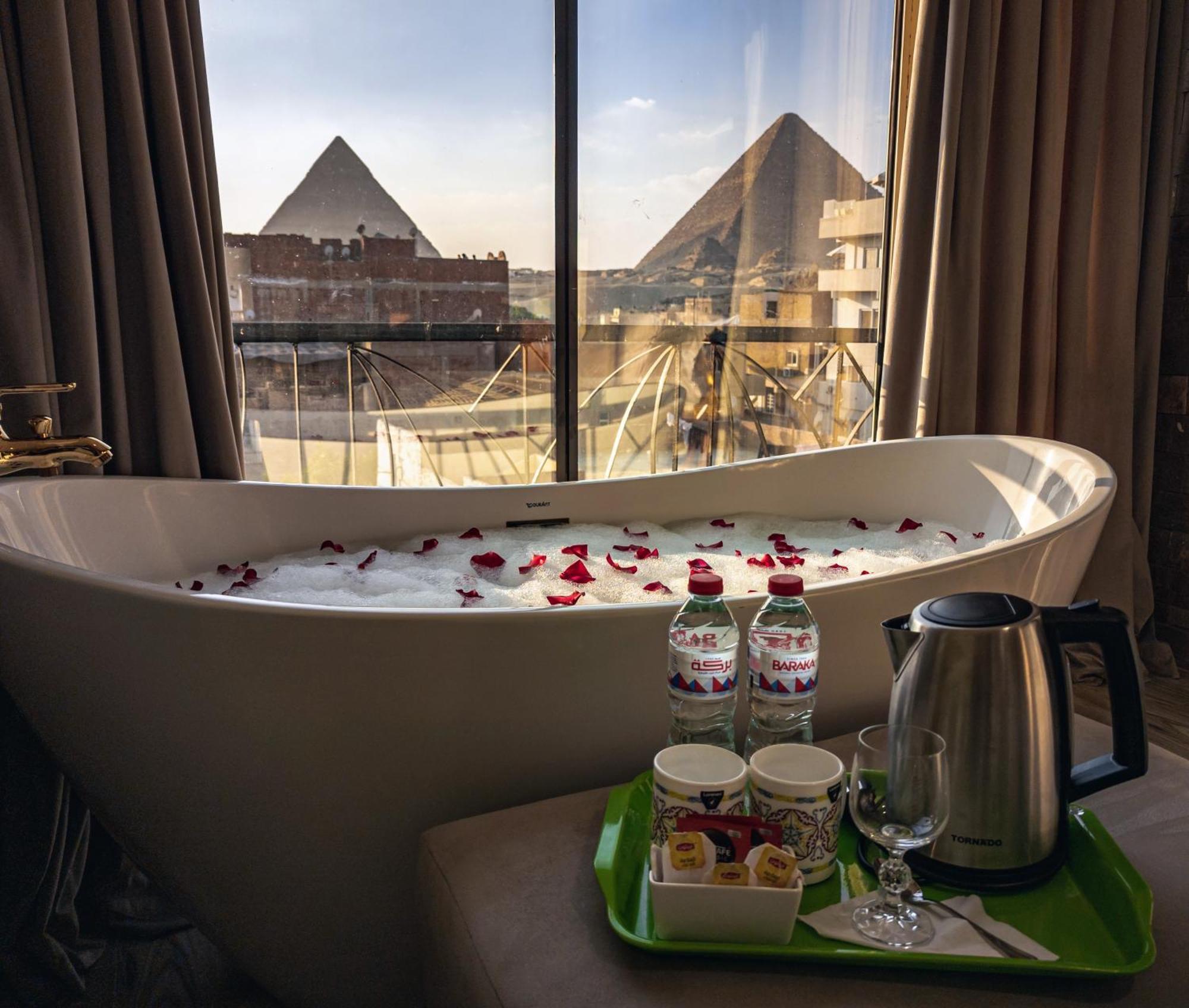 Jimmy Pyramids Hotel Kafret el-Gabal Dış mekan fotoğraf