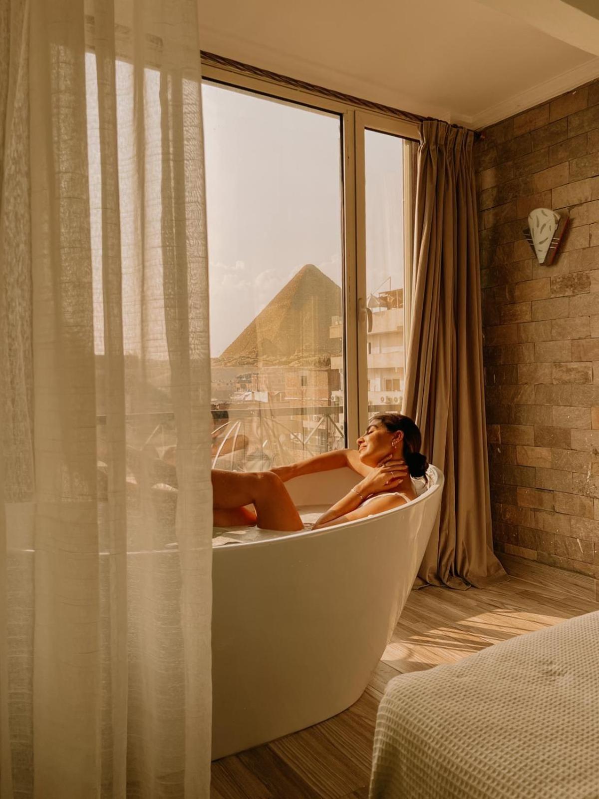 Jimmy Pyramids Hotel Kafret el-Gabal Dış mekan fotoğraf