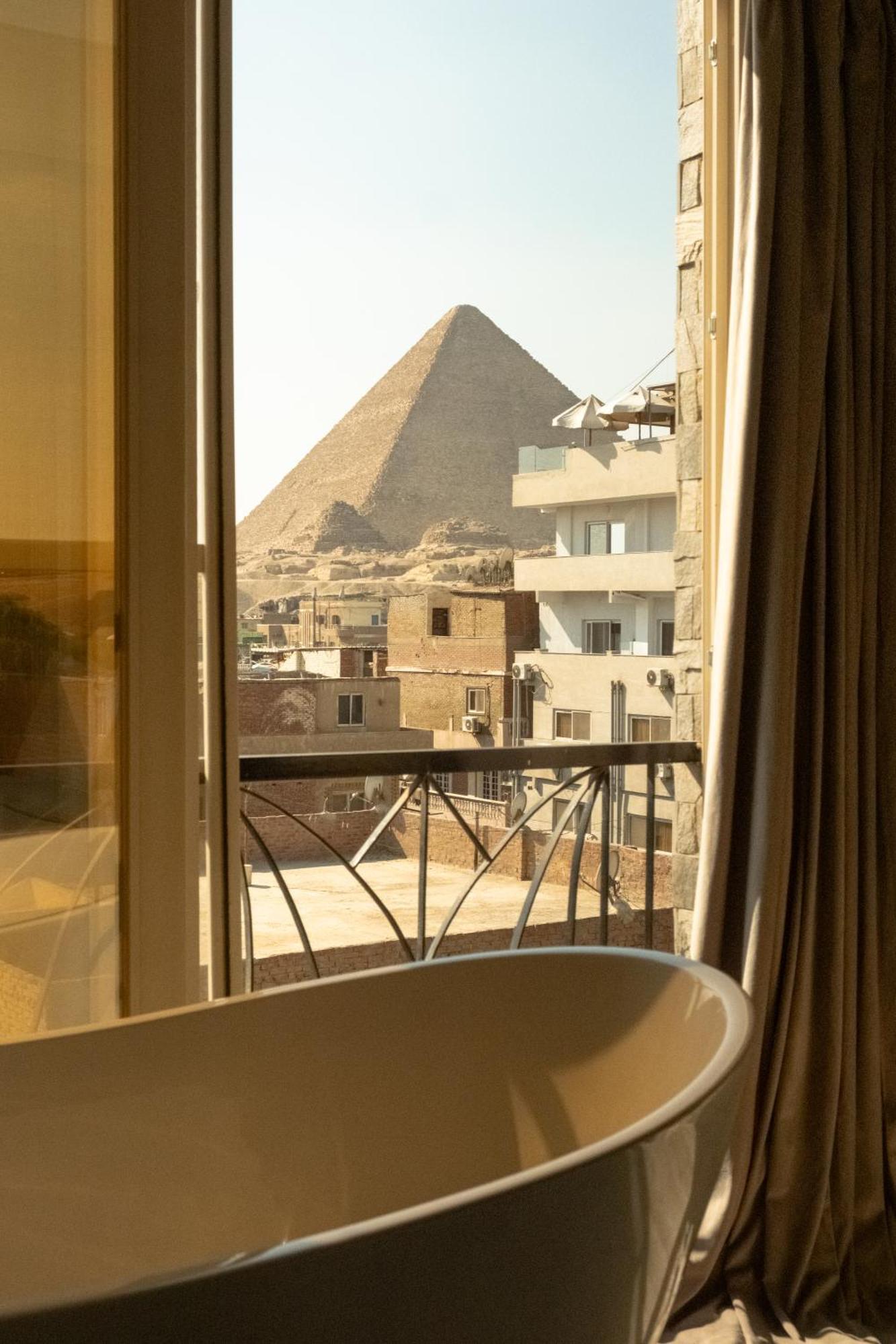 Jimmy Pyramids Hotel Kafret el-Gabal Dış mekan fotoğraf